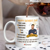 Custom Photo Funny Dad Acronym Mug, Joke Gift for Dad, Father's Day LM32 669085