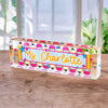 Personalized Teacher Acrylic Desk Name Plate Back to School Teacher Gift CH07 180026