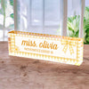 Personalized Preppy Bow Acrylic Desk Name Plate Back to School Teacher Gift CH07 180048