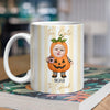 Custom Cute Baby Face Little Boo - Funny Halloween Print Full Mug LM32 669559