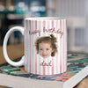 Custom Baby Face Happy Birthday Print Full Mug Gift For Dad, Mom HA75 921730