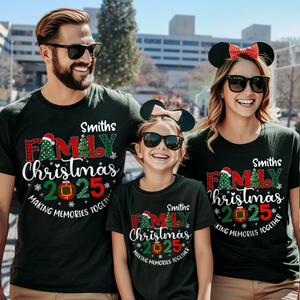 Making Memories Together - Personalized Shirt Christmas Gift For Family HO82 900032