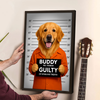 Custom Dog Photo Professional Treat Burglar Poster Gift For Dog Lovers HO82 894588