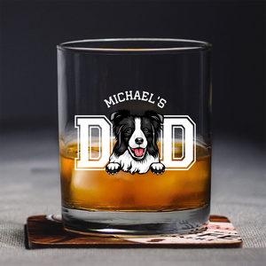 Personalized Dog Cat Dad Whiskey Glass Gift For Father's Day, Birthday Gifts HO82 893952
