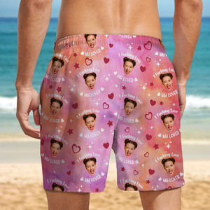 Custom Photo I Fking Love My Lover Beach Short For Couple TH10 892825