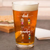 Custom Photo First Dad Now Grandpa Beer Glass For Dad And Grandpa TH10 892803