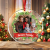 Custom Family Crystal Photo - Personalized Glass Ornament For Christmas TH10 894829