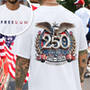 Freedom USA Eagles 250th Anniversary 1776-2026 Bright Front And Back Shirt LM32 899047