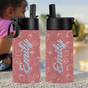 Custom Name Water Bottle With Straw For Kids TH10 894127