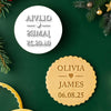 Personalized Wedding Initials and Date Cookie Stamp LM32 897427