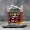 Best Buckin' Dad Hunter Whiskey Glass Personalized Gift For Hunter, Dad HO82 893806