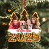 Custom Family Photo Christmas Light Acrylic Ornament CH07 899162