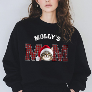 Custom Dog Cat Face Dark Shirt Christmas Gift For Dog Cat Lovers HO82 894398