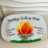 Personalized Daddy's Grilling Plate Platter Gift For Father's Day, Birthday HO82 893978