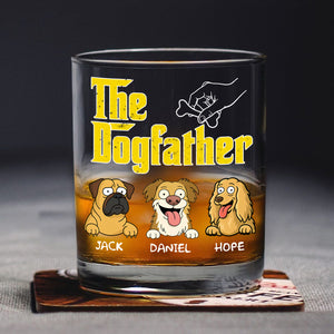 The DogFather Personalized Rock Glass Gift For Dog Lovers CH07 895648