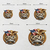 America 250th Anniversary Roll Sticker CH07 910596