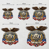 America 250th Anniversary Patriotic Roll Sticker CH07 910600
