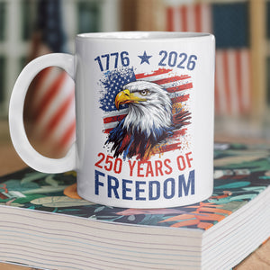 America Semiquincentennial 250 Years Of Freedom White Mug CH07 896702
