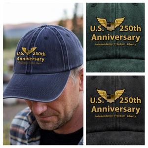 American Independence Freedom Liberty Patriotic Washed Denim Baseball Cap LM32 895143
