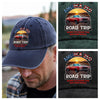 Custom Car Photo America 250 Route 66 Road Trip Personalized Washed Denim Baseball Cap HA75 897972