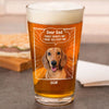Custom Photo Dear Mom Forget Mother's Day We Woof You Everyday Dog Print Beer Glass HA75 892062