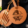 Personalized Leather Golf Bag Tag Gift with Golf Tees, Personalized Leather Golf Bag Tag Gift with Golf Tees, Gift for Golfer HO82 900814