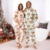 Custom Dog Cat Face Gingham Pattern Onesie Pajamas For Dog Cat Lovers LM32 669735
