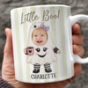 Custom Cute Baby Face Little Boo - Funny Halloween Print Full Mug LM32 669559
