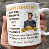 Custom Photo Funny Dad Acronym Mug, Joke Gift for Dad, Father's Day LM32 669085