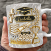 Custom Name Graduation 3D Effect Coffee Mug Class of 2026 Gift CH07 911192