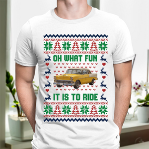Custom Car Photo Oh What Fun It Is To Ride Bright Shirt Gift For Car Lover HA75 898148