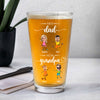 Custom Photo First Dad Now Grandpa Beer Glass For Dad And Grandpa TH10 892803