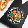 Custom Photo The Man The Myth The Dog Father Leather Wine Bag HA75 892906