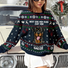 Custom Photo Best Dog Dad, Dog Mom Ever Just Ask Christmas Ugly Sweater TH10 896077