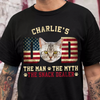 Custom Photo Cat - Cat's Dad The Man The Myth The Dealer American Flag Dad Shirt HA75 892442