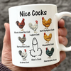 Personalized Nice Cocks Coffee Mug Naughty Valentine's Day Funny Gift for Men Husband Boyfriend CH07 899752