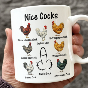 Personalized Nice Cocks Coffee Mug Naughty Valentine's Day Funny Gift for Men Husband Boyfriend CH07 899752