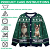 Personalized Happy Pawlidays Christmas Ugly Cardigan For Dog Lover TH10 896347