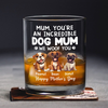 Custom Photo Incredible Dog Dad Whiskey Glass Father's Day Gift CH07 895986