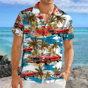 Custom Car Photo Sunset Hawaii Shirt TH10 892653
