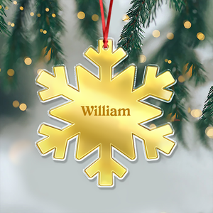 Custom Name Acrylic Ornament - Personalized Christmas Birthday Gifts For Mom, Dad, Kids CH07 899278