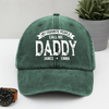 My Favorite People Call Me Daddy Washed Denim Baseball Cap HA75 892490