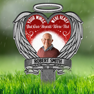 Custom Photo Always On Our Minds - Forever In Our Hearts Garden Stake HA75 892702