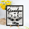 Personalized We Caught The Best Dad 2-Layered Wooden Plaque LM32 899977