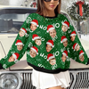 Custom Funny Face Christmas Ugly Sweater Family Gift For Family HA75 892894