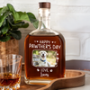 Custom Dog Cat Photo Happy Pawther’s Day Whiskey Bottle HA75 892534