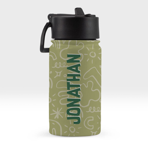 Custom Name Water Bottle With Straw For Kids TH10 894127