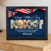 Upload Photo Happy Mother's Day US Flag Picture Frame HA75 898978