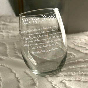 We The People Sympathy Quote For 250 Years of Freedom Wine Glass LM32 895485