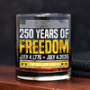 Custom Family Name 250 Years Of Freedom 1776-2026 Print Rock Glass LM32 895313